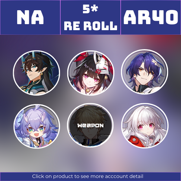 NA|TL40|Dan Heng IL, Sparkle, Dr. Ratio, Bailu, Clara|Moment of Victory||Instant delivery [RR1285]
