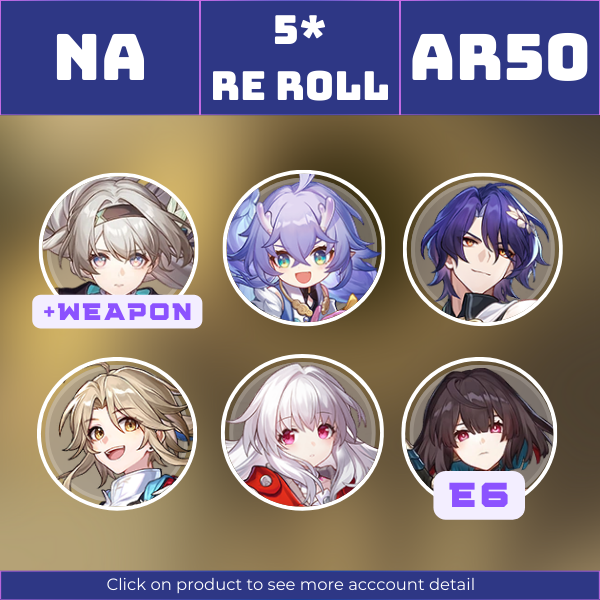 NA|TL49|Firefly, Dr. Ratio, Clara, Yanqing, Himeko, MishaE6|Whereabouts Should Dreams Rest||Instant delivery [RR1486]