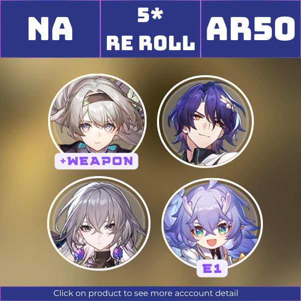 NA|TL50|Firefly, Dr. Ratio, Bronya, BailuE1|Whereabouts Should Dreams Rest||Instant delivery [RR1500]