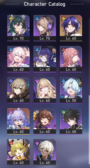 Asia|TL70|KafkaE1, Ruan Mei, Seele, Silver Wolf, Dr. Ratio, ClaraE1 and more 5-star Chars + LCs|Instant delivery [AS1031]